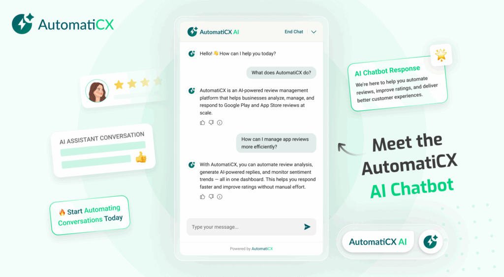 Meet the AutomatiCX AI Chatbot
